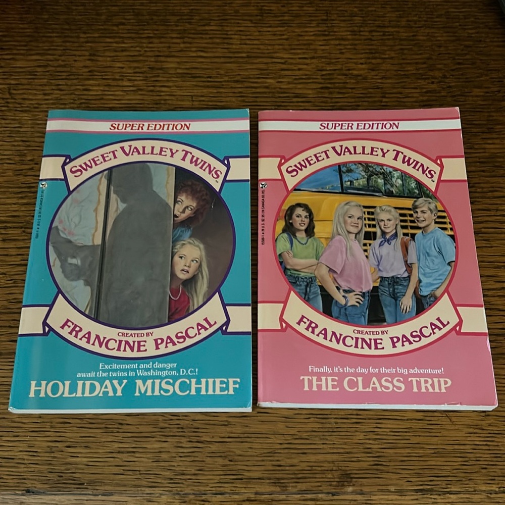 Vintage Sweet Valley Twins books in EUC!
